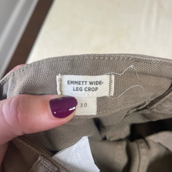 Crop wide leg high waisted pant - Picture 3 of 4